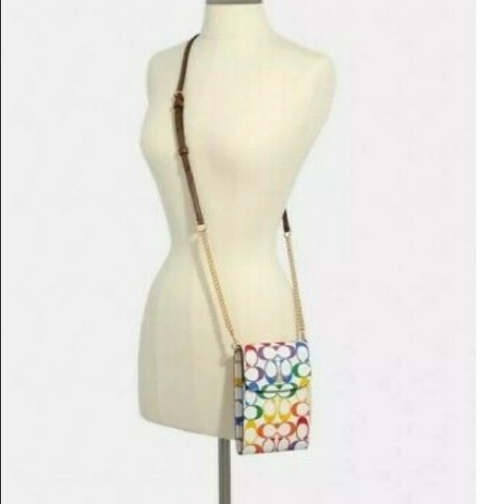 Multi colorful coach crossbody